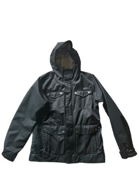Aperture Black Hooded Snowboard / Ski Jacket Women’s Large